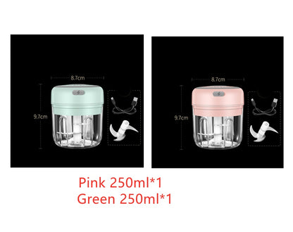 Wireless Mini Baby Food Supplement Electric Garlic Pulling Garlic Pressing Garlic Stirring Garlic