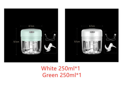 Wireless Mini Baby Food Supplement Electric Garlic Pulling Garlic Pressing Garlic Stirring Garlic
